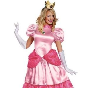 Princess Peach Halloween Costume, Medium